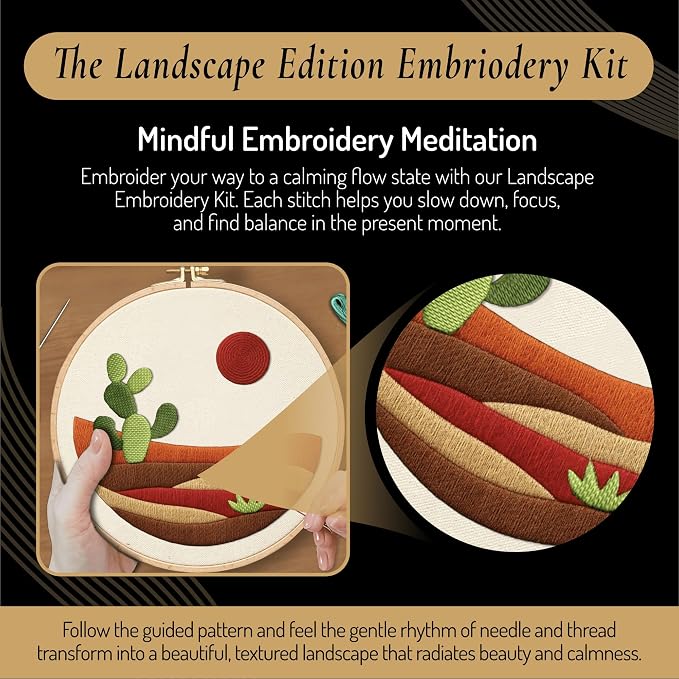 Unwynd Embroidery Kit Landscape Theme - Image 5