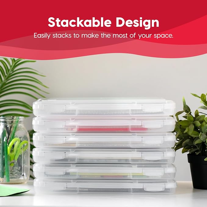 IRIS USA Board Game Storage Craft Organizer Box - Image 5