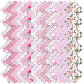 84 Pcs Pink Charm Packs for Quiltings, Cotton Quilting Fabric Bundles, 5 x by Unknown