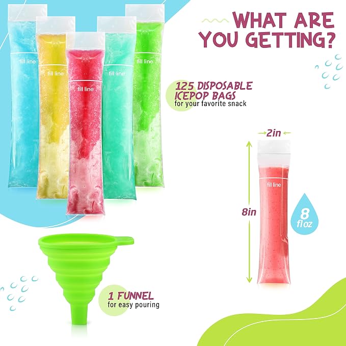 Disposable Ice Popsicle Mold Bags - Image 2