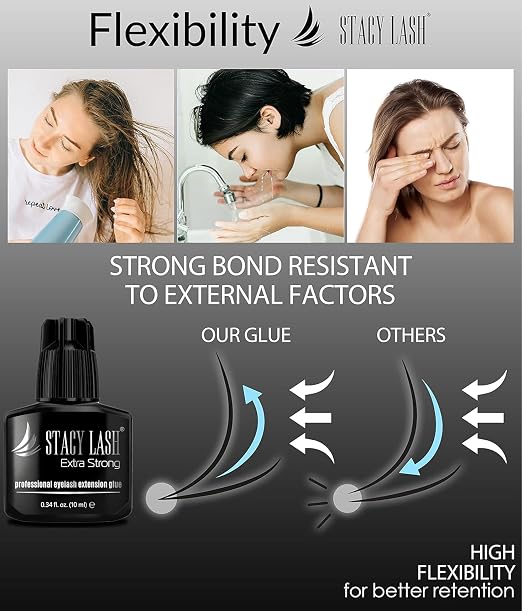 Extra Strong Eyelash Extension Glue Stacy Lash / 0.5-1 Sec Dry/Retention – 8 - Image 6