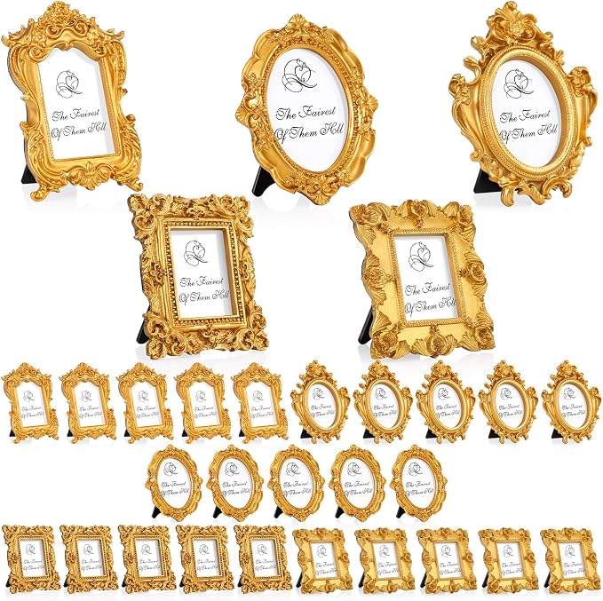 Maitys 25 Pcs Mini Picture Vintage Frames by Maitys