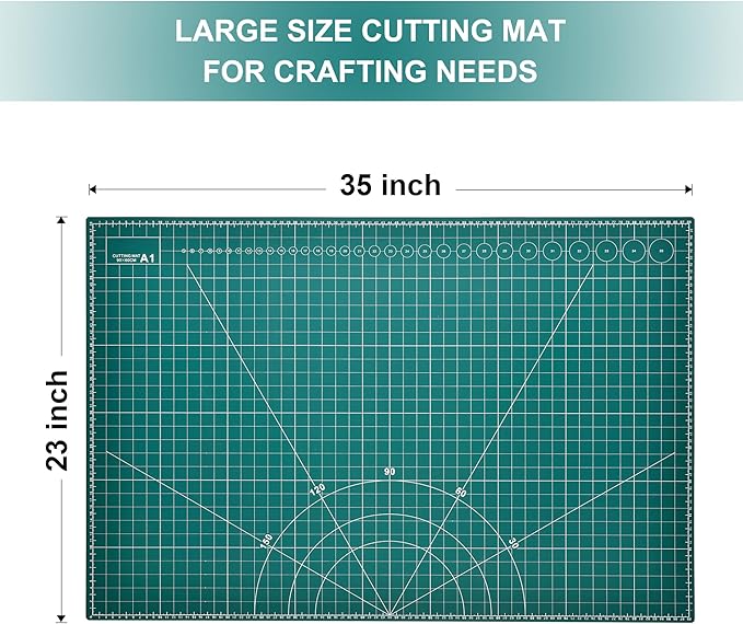 Prime Vinyl Cutting Mat, 5-Ply Heavy Cut Board, Rotary Cutting Mat - Image 3