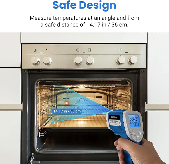 Etekcity Infrared Thermometer Laser Temperature Gun, -58°F~1130°F, Pizza Oven - Image 10