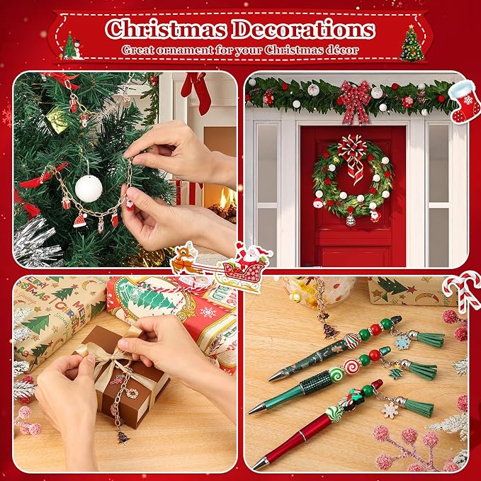 Modacraft 120 Pcs Christmas Charms - Image 5