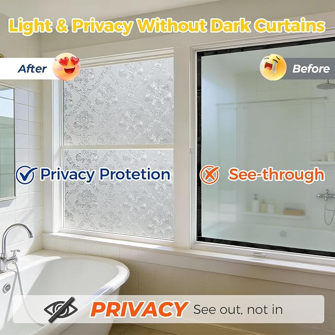 OHTMERU Window Privacy Film Decorative - Image 3