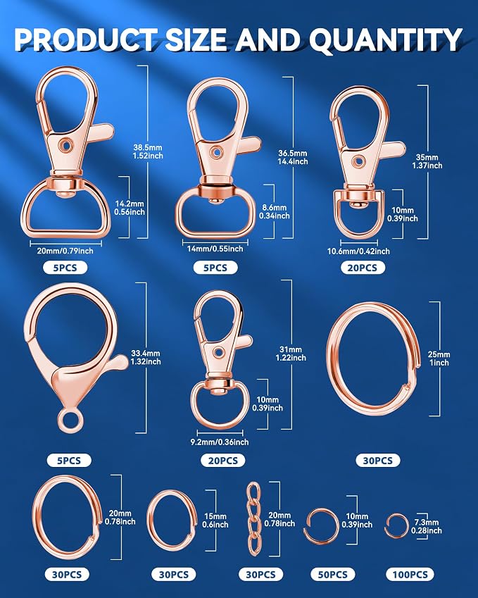 325PCS FIVEIZERO Keychain Making Kit - Image 2