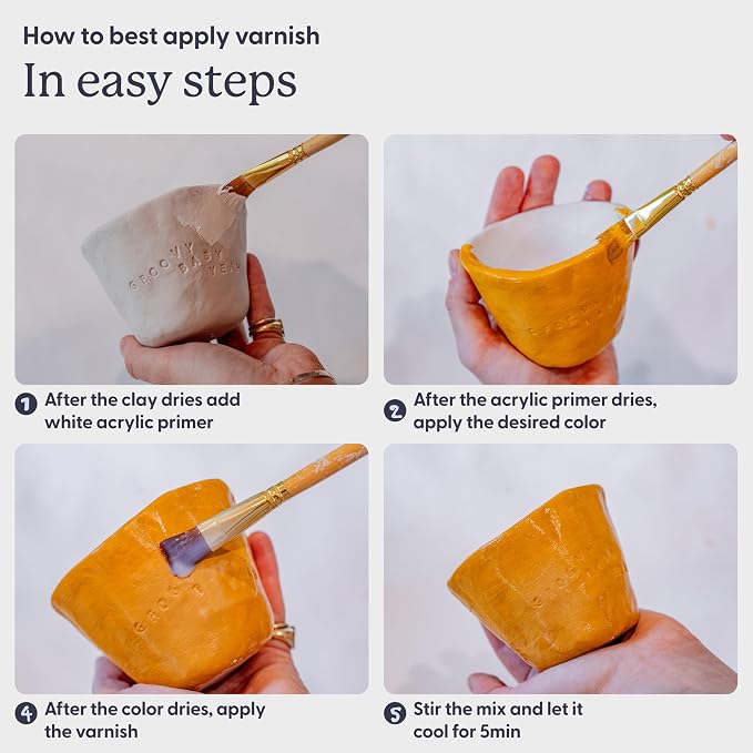 Sculpd 120 ml Air Dry Clay Glaze - Image 3