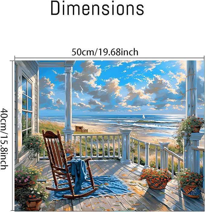 Clendo Landscape Paint by Numbers Kit - Image 2