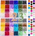XSEINO 5700PCS 4mm Round Glass Beads by XSEINOiscreating%EF%BC%81