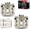 Torchbeam Rear Brake Calipers Set for Acura 1999-2008 TL, Honda 2003-2011 Element, Acura 2001-2003 CL, Rear Left and Rear Right Calipers Replace # 19B2589+19B2588
