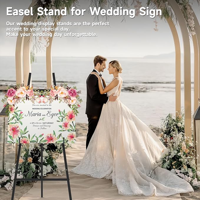 Easel Stand for Sign, Heavy Duty Metal Display Easel - Image 2