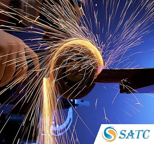 S SATC Flap Discs 4-1/2 Inch 40 Grit Zirconia Grinding Wheel Type 29 Abrasive Discs Flap Wheel for Angle Grinder - 20 Pack
