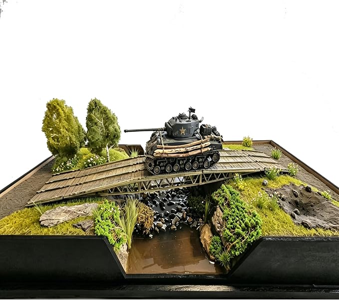 126 Pcs Static Grass Tufts&Flowers DIY Miniature Shrubs Bushes | Terrain Model - Image 9