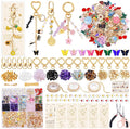 TOHONGADON 907 Pcs Lip Gloss Charms, Keychain Making Kit, Bag Charm Kit by TOHONGADON