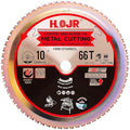 Metal Cutting Circular Saw Blade, Steel and Stainless Steel Cutting, The Cutting Head uses a Special Anti-Heat Sticking Coating with high Finish and Long Life, FMB 10 inch 66-Tooth 1" -TA