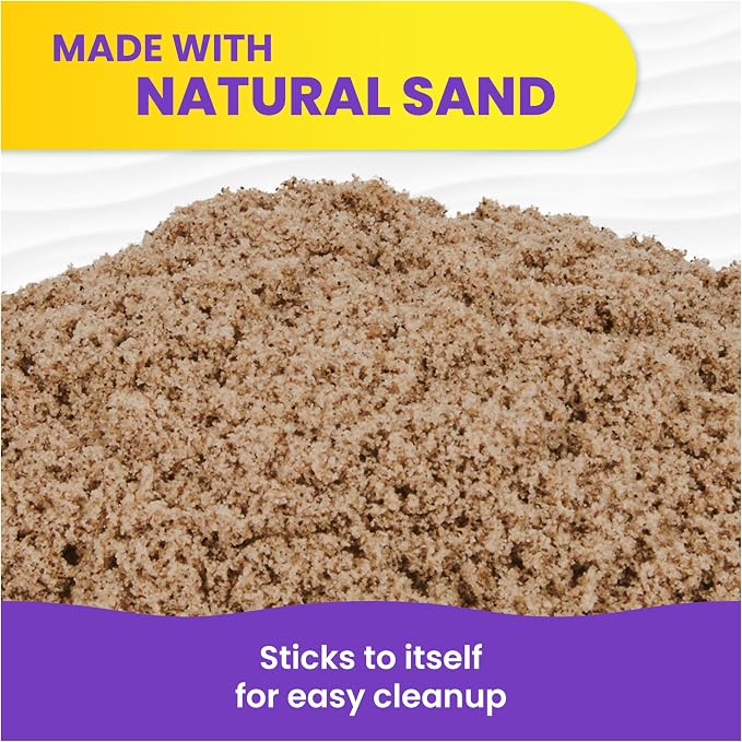 Kinetic Sand 3.25lb Beach Sand Amazon Exclusive, Sensory Toys, Ages 3+ - Image 4