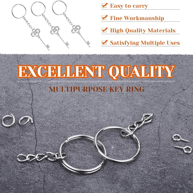 Audab 360Pcs Keychain Bulk - Image 4