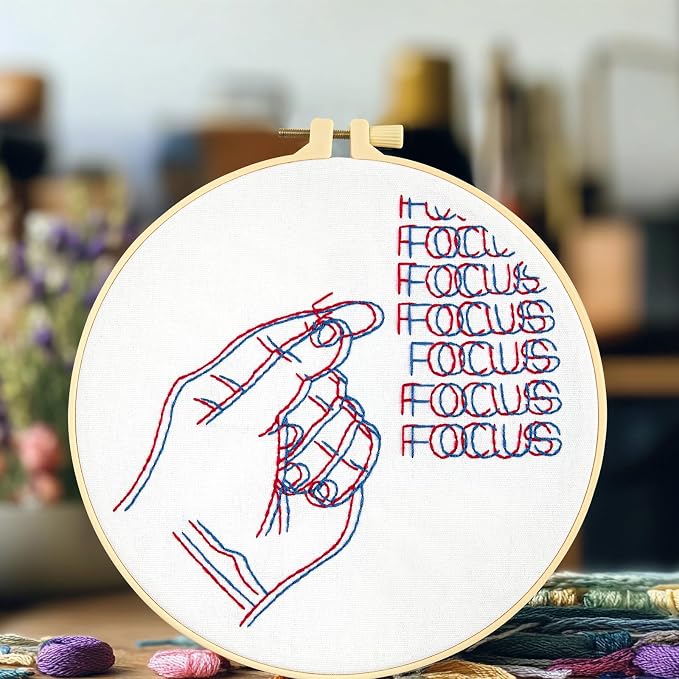 Crafmanoe Easy Hand Embroidery Kits - Image 3