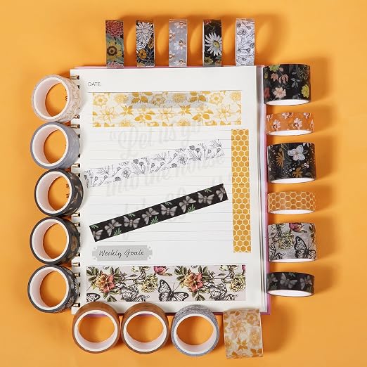 Mr. Pen- Washi Tape Set, 20 Rolls, 4.37 Yards/Roll | Washi Tape - Image 8