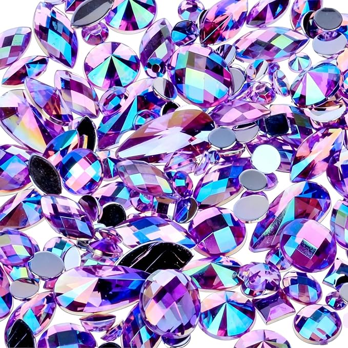 1400PCS Rainbow AB Colorful Gems Rhinestones Jewels by Unknown