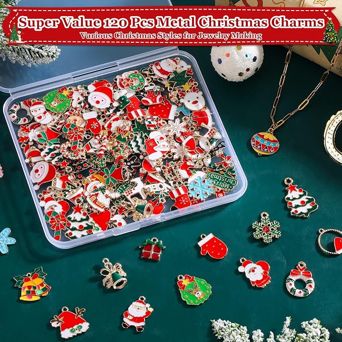 Modacraft 120 Pcs Christmas Charms - Image 2