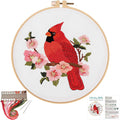 Louise Maelys Cardinal Embroidery Kits by LouiseMaelys