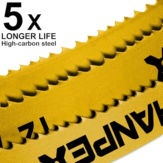 Hacksaw Replacement Blades (10 Pack) High Speed 18 TPI - 12" Length Hack Saw Blade - High Carbon Steel (HCS) Cutting Blades