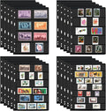 MUQING Stamp Album Pages, Stamp Storage Holder, Stamp Collecting Display by MUQING