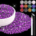 12000PCS 2mm Resin Rhinestones Bulk by BELLEBOOST
