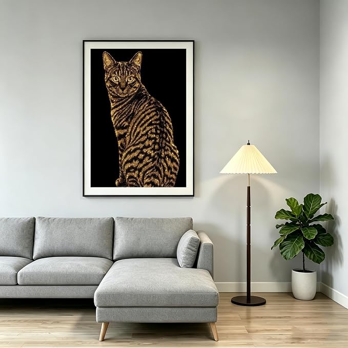 OJTOYART Cat Diamond Art Kits for Adults, 5D Animals Diamond Painting Kits for - Image 5