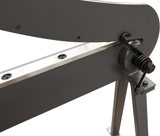 KAKA INDUSTRIAL Guillotine Metal Shear, 20-Inch Cutting Capacity, 16 Gauge HS-20 Sheet Metal Cutter with Stand for Fabrication and Construction