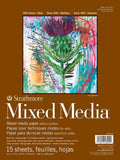 Strathmore Mixed Media Vellum Paper Pad 9"X12"-15 Sheets -62462109 by StrathmorePaper