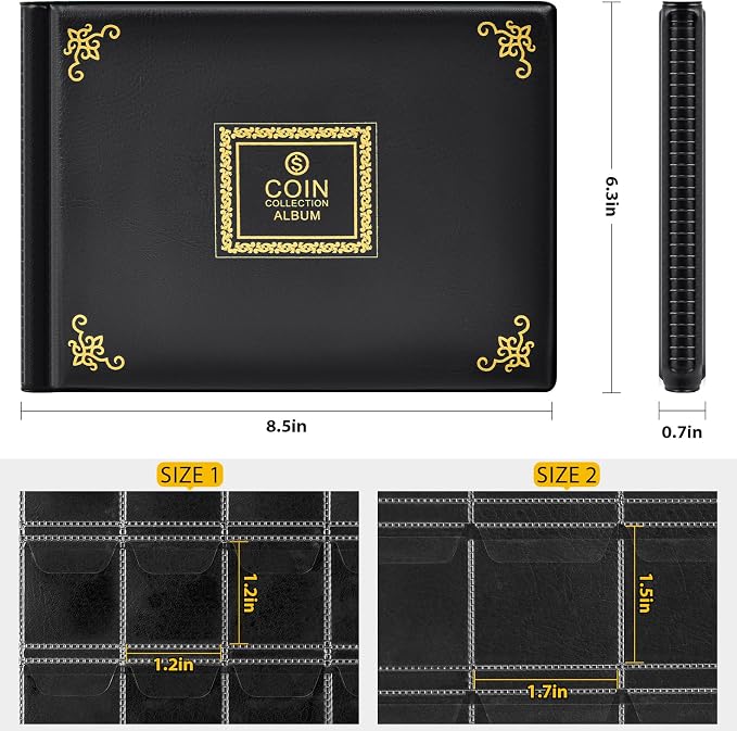 Coin Collection Supplies Holder Book - Image 6