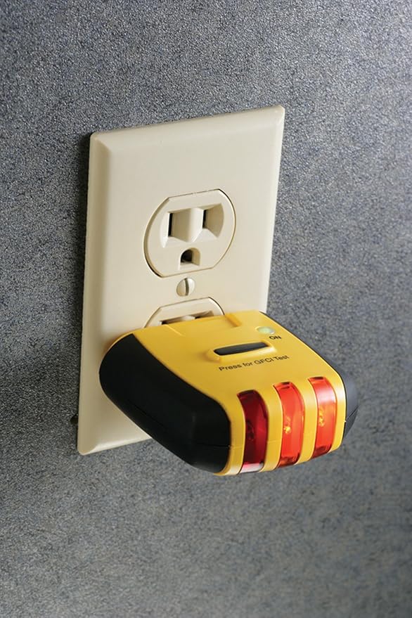 Sperry Instruments CS61200 Sperry Circuit Breaker Finder/Locator And Gfci Tester (Package may vary) , Yellow