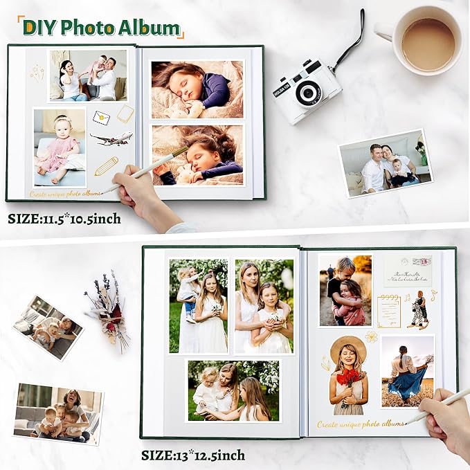 Artfeel Photo Album Self Adhesive Scrapbook, Large Photo Book - Image 3