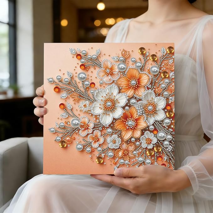 POETRYDRAW 3D Pearl Diamond Art Painting Kit - Image 3