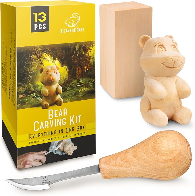 BeaverCraft Wood Carving Kit for Beginners DIY 05 by BeaverCraft