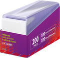 200 Packs Card Sleeves, Hard Plastic Card Holder by Unknown