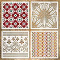 Wall Stencils for Painting Large Pattern, Exquisite Mandala Designs for Wall by Felixcraft-DIYDreamscape