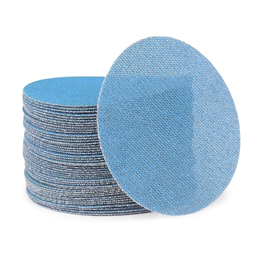5 inch Sanding Discs 240 grit Mesh Disc Ceramic Abrasive Sandpaper Hook and Loop Orbital Sander Pads for Coating Removal,Body Repair, Auto Sanding 30 PCS