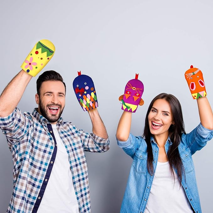 Gejoy 16 Pcs Hand Puppet Making Kit - Image 5