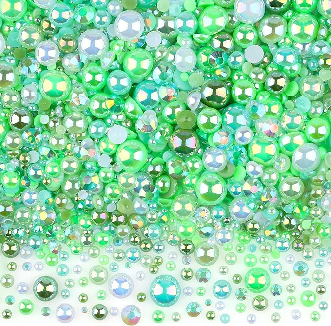 3900+ Pcs Rhinestones and Pearls Kit, 2-10mm Flatback Gems by ShowNow