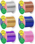 Mandala Crafts 14 GA Gold Blue Purple Assorted Anodized Aluminum Craft Wire | by MandalaCrafts