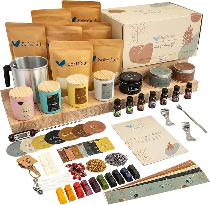 SoftOwl Premium Soy Candle Making Kit by SoftOwl