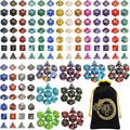 CiaraQ 182pcs Polyhedral Dice Set by CiaraQ