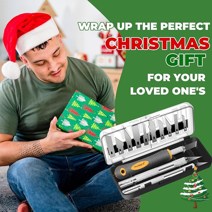 MulWark 136-Piece Precision Hobby Knife Set - Image 8