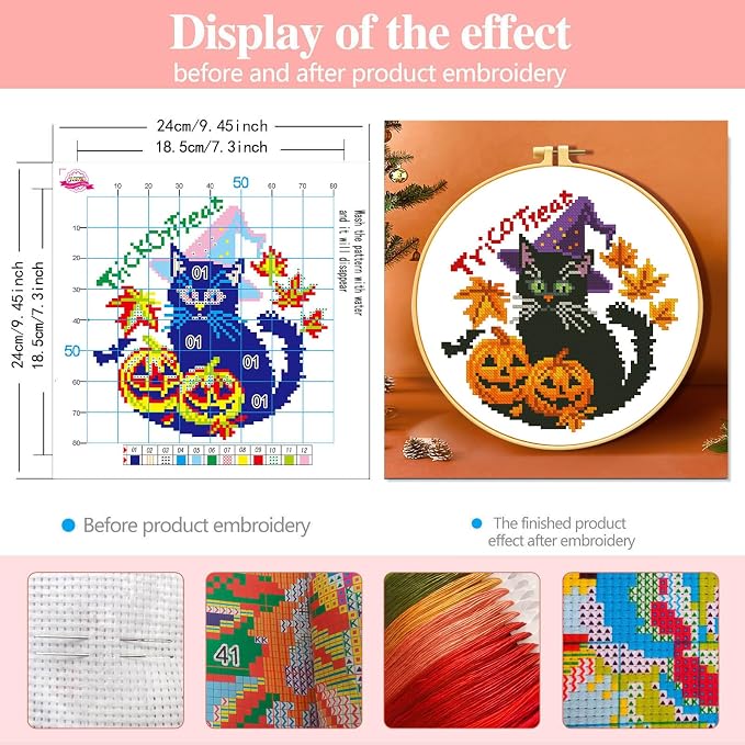 Christmas Embroidery Kit, Christmas Embroidery Kits - Image 6