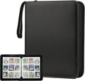 Trading Card Binder with Sleeves 9 Pocket Premium 720 Double Sided Pocket PU by MOSLA