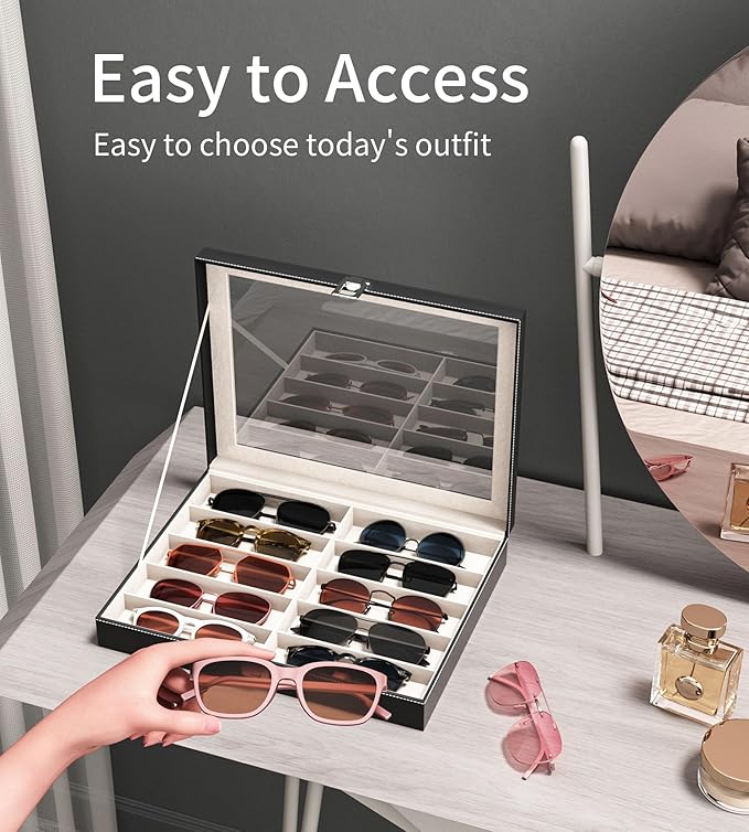 NEWLOOP 10/30 Slots Sunglass Organizer - Image 3